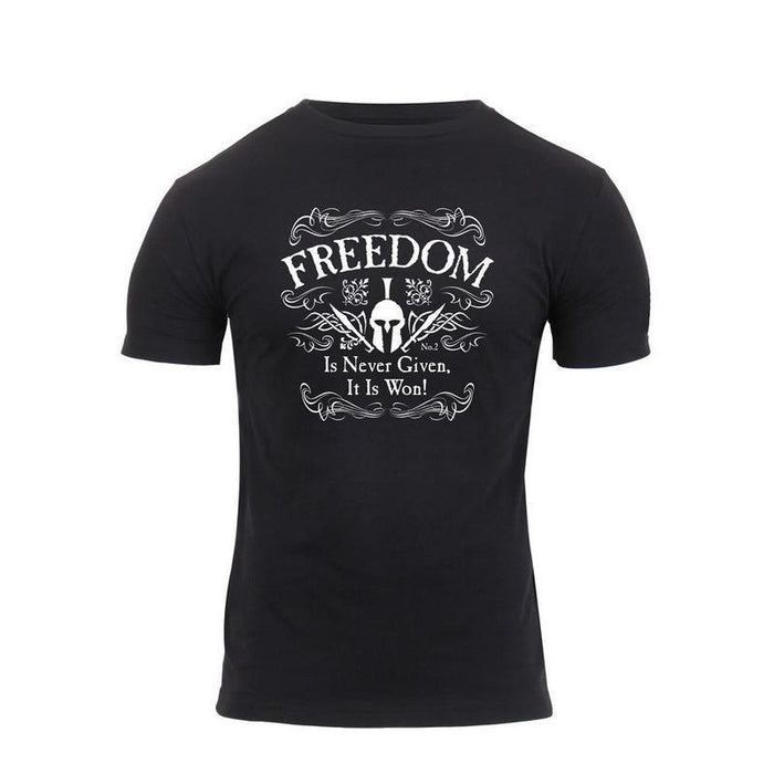 ATHLETIC FIT FREEDOM - T-shirt imprimé-Rothco-Noir-L-Welkit