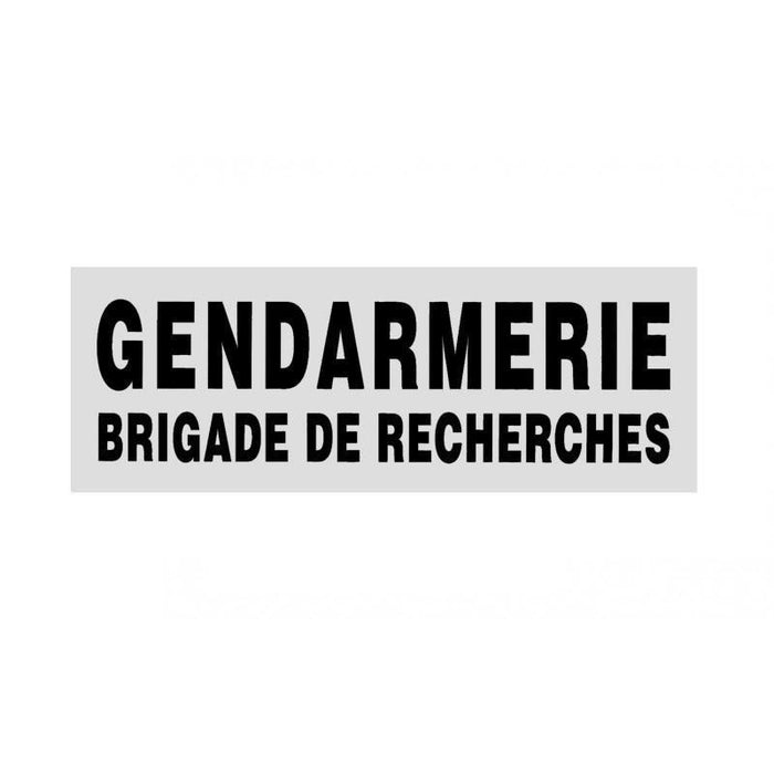 BANDEAU GENDARMERIE - Insigne réfléchissant-Patrol Equipement-Welkit