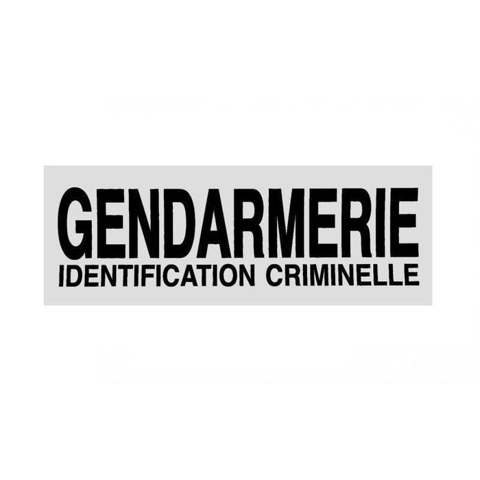 BANDEAU GENDARMERIE - Insigne réfléchissant-Patrol Equipement-Welkit