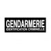 BANDEAU GENDARMERIE - Insigne réfléchissant-Patrol Equipement-Blanc-Gendarmerie Identification Criminelle-3 X 10 cm-Welkit