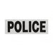 BANDEAU POLICE - Insigne réfléchissant-Patrol Equipement-Blanc-Police-2 x 10 cm-Welkit