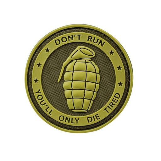 DON'T RUN GRENADE - Morale patch-MNSP-Coyote-Welkit