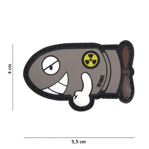 FUNNY TORPEDO - Morale patch-101 INC-Gris-Welkit