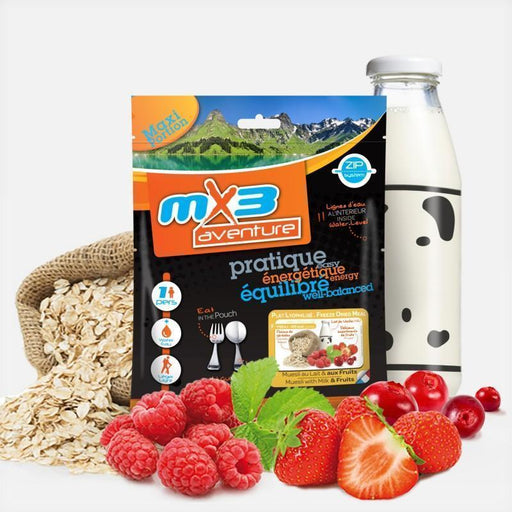 MUESLI LAIT + FRUITS | 425 KCAL - Déssert-MX3 Aventure-Autre-Fruits-Welkit