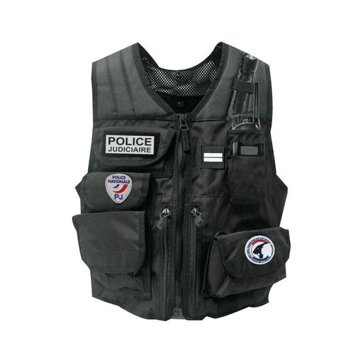 POLICE - Gilet tactique-Patrol Equipement-Noir-L-Welkit