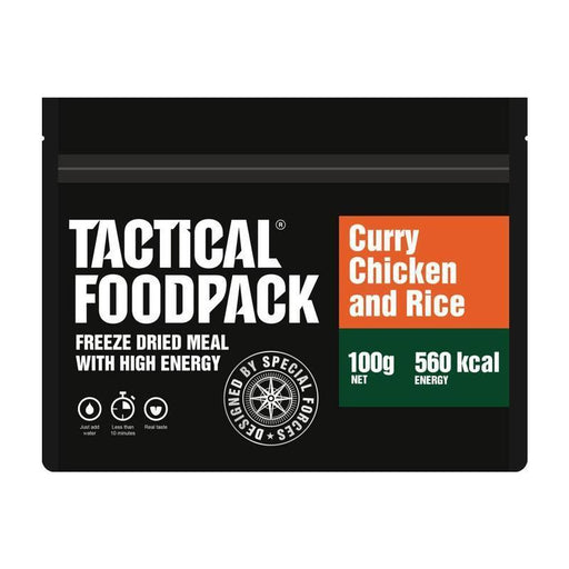 POULET & RIZ AU CURRY | 560 KCAL - Plat de résistance-Tactical Foodpack-Autre-Poulet au Curry-Welkit