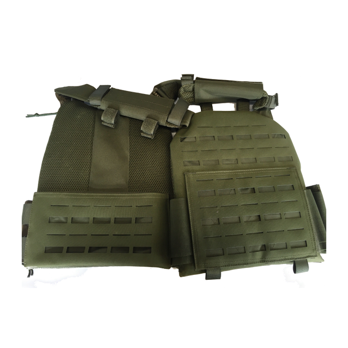 SM2A - Gilet porte-plaques-Bulldog Tactical-Vert olive-Welkit